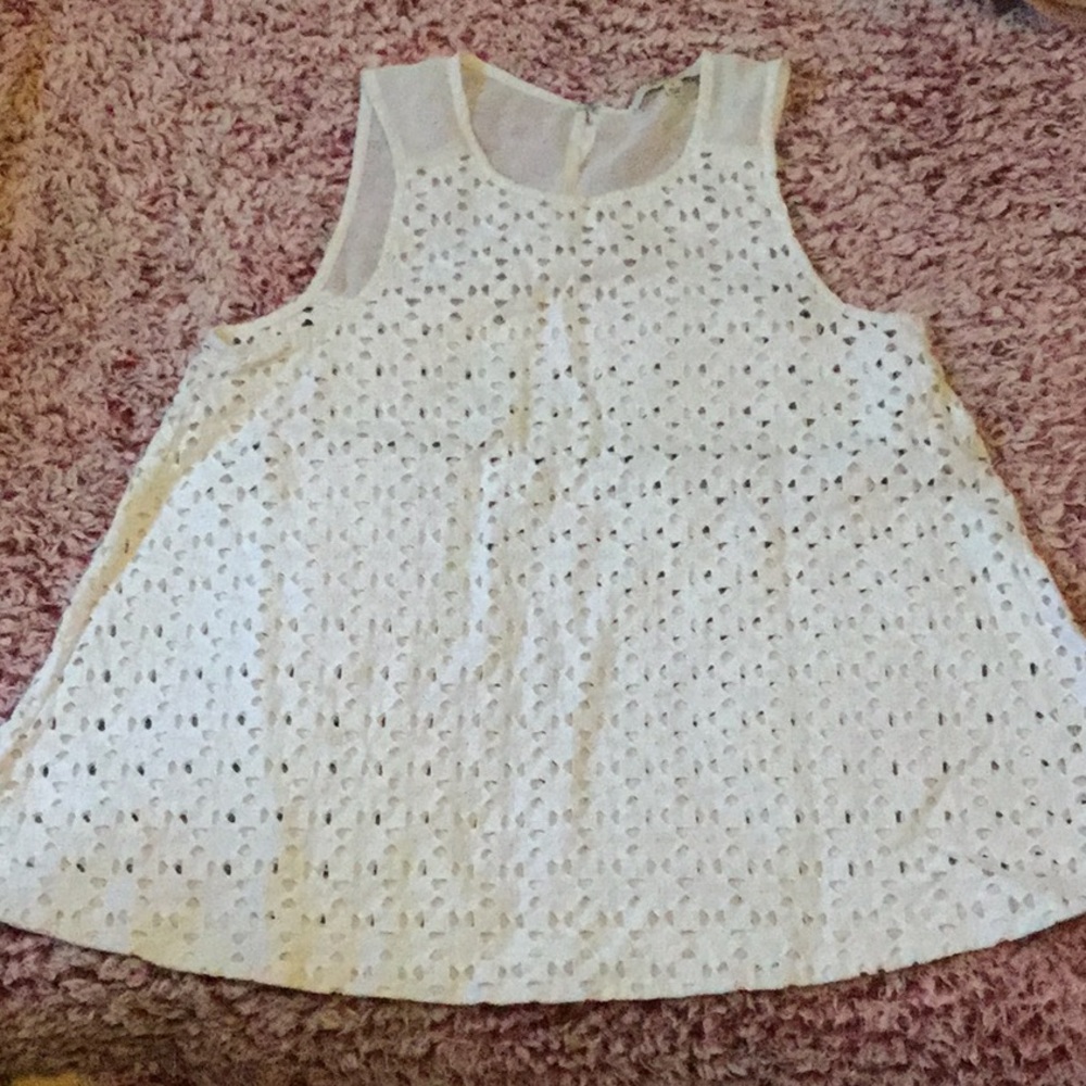 Madewell "Starstitch" Cut Out Swing Tank *Flaw